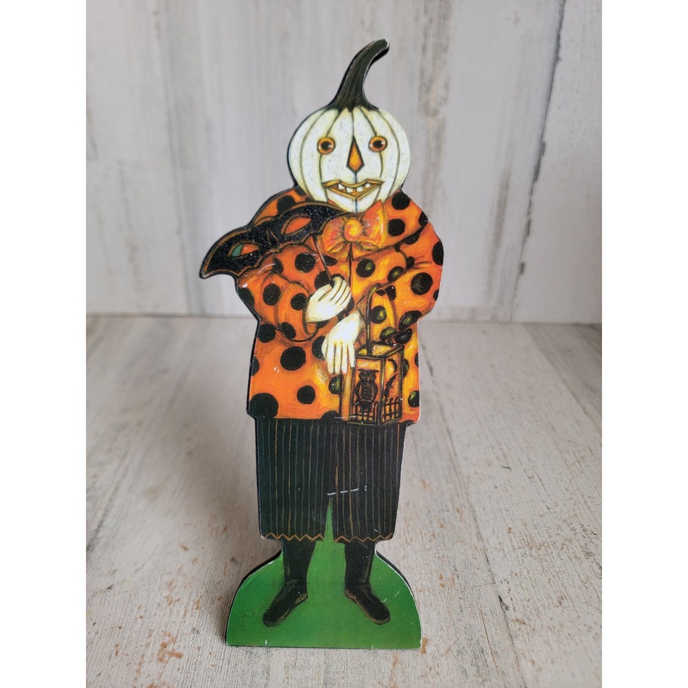 Kathy Seburn Halloween jack-o'-lantern Bethany Lowe trick or treater figure